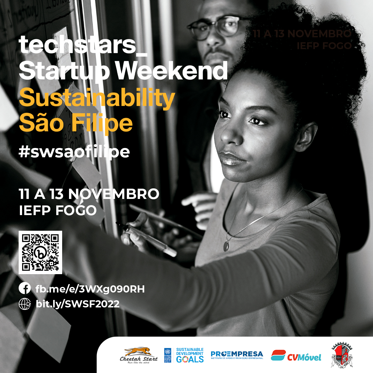 Cheetah Start irá realizar entre os dias 11 a 13 de novembro, o Startup Weekend São Filipe